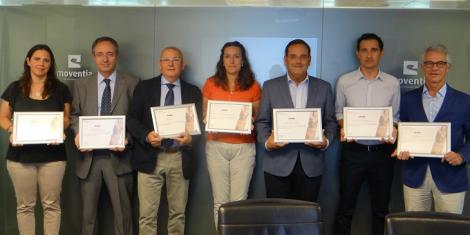 Moventia, premiada por Egarsat por la reducción de la siniestralidad laboral